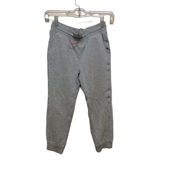 ATHLETIC Works Elastic Waist Pants  Large(10-12) Light Grey Cotton/Polyester - Picture 1 of 3